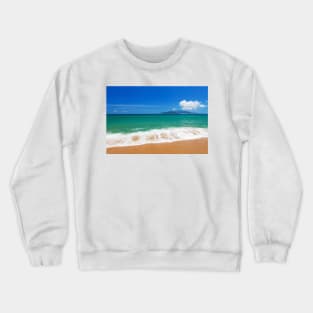 Clear blue sky over emerald South China Sea Crewneck Sweatshirt